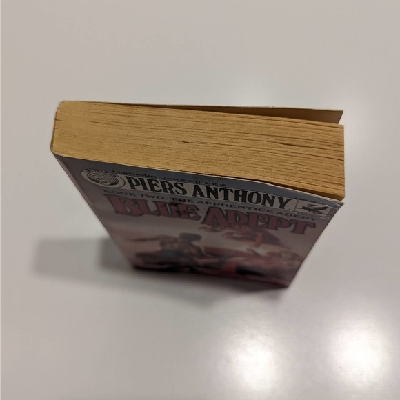 Blue Adept (1987, Paperback) The Apprentice Adept Book 2 - Piers Anthony - Picture 7 of 7